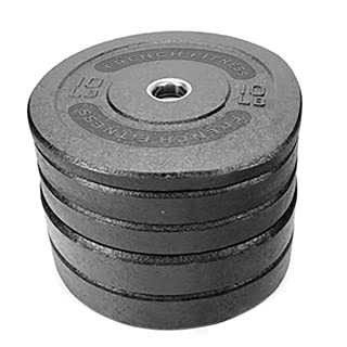 French Fitness Olympic Bumper Plate Set 380 lbs New