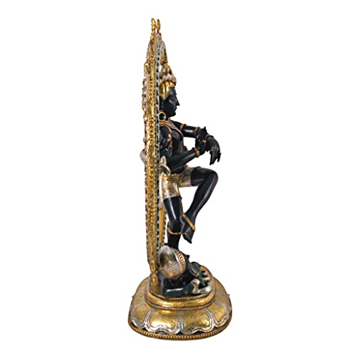 Design Toscano Dancing Shiva Cosmic Energy Idol Statue 48 Inch Bronze Finish