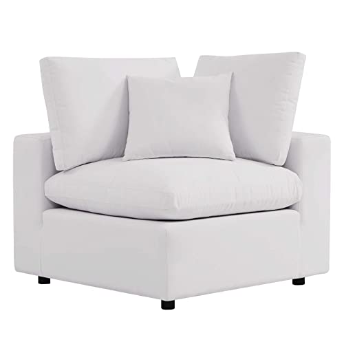 Modway Commix Overstuffed Outdoor Patio Loveseat White