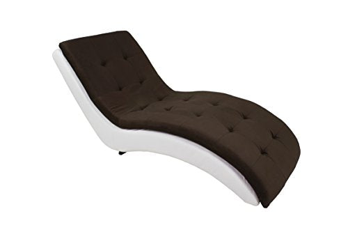 Maxima House Sven Chaise Lounge White/Brown