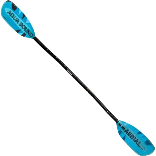 AQUA BOUND Aerial Minor Fiberglass Bent Shaft Kayak Paddle Blue 200 cm