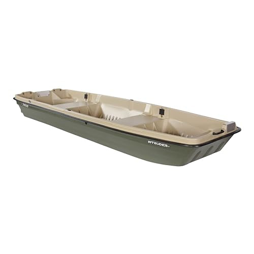 Pelican Boat Intruder 12 Jon Fishing Boat 12 ft. Khaki Beige