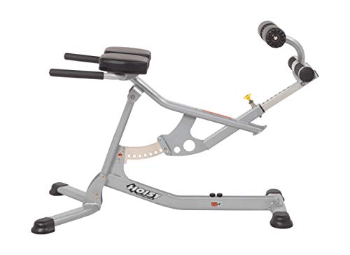 HOIST Fitness Adjustable Hyperextension Roman Chair Platinum