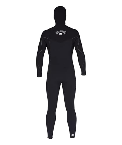 Billabong Mens 4/3mm Furnace Comp Hooded Wetsuit Black 23 Medium