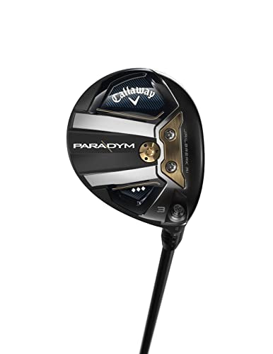 Callaway Golf 2023 Paradym TD Fairway Wood Left Hand Kai'li 70G Shaft Extra Stiff Flex 3 Wood Black Silver
