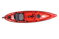 Riot Kayaks Mako 12 Fishing Kayak with Impulse Pedal Drive Red