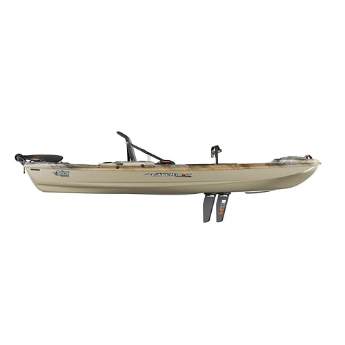 Pelican Catch 110 HDII Premium Angler Sit-On-Top Fishing Kayak - HyDryve Pedal System - Outback