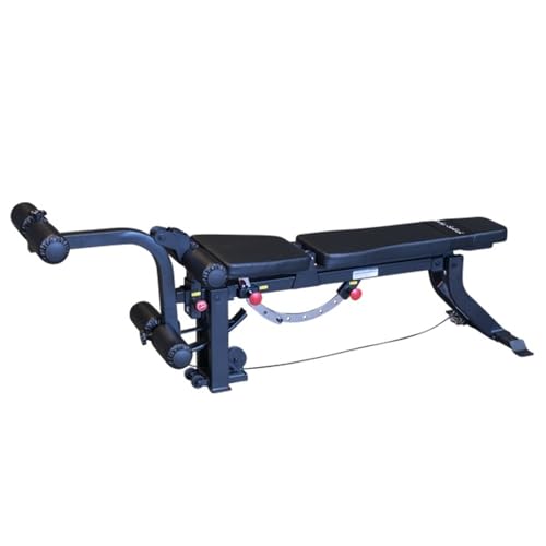 Body-Solid Adjustable Weight Bench with Leg Developer Black