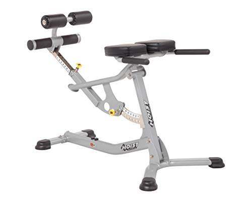 HOIST Fitness Adjustable Hyperextension Roman Chair Platinum