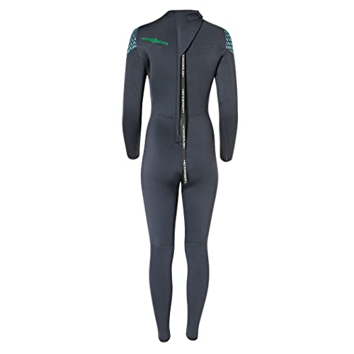 Henderson Women's 3mm Greenprene Back Zip Full Wetsuit Black