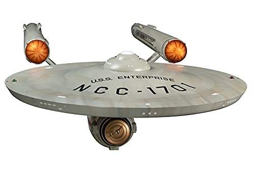Polar Lights Star Trek 1:350 Scale U.S.S. Enterprise Prebuilt Display Multi