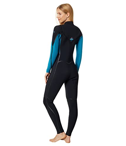 O'NEILL Hyperfreak Fire 4/3 + Chest Zip Fullsuit Black/Tidepool
