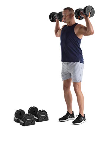 NordicTrack Select-a-Weight Dumbbell Pair Black
