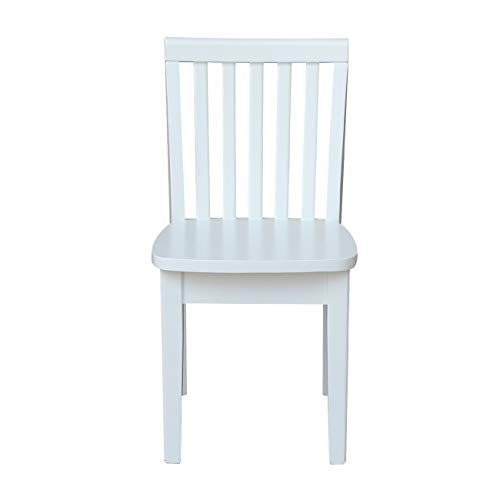 IC INTERNATIONAL CONCEPTS 5-Piece Juvenile Dining Set Linen White