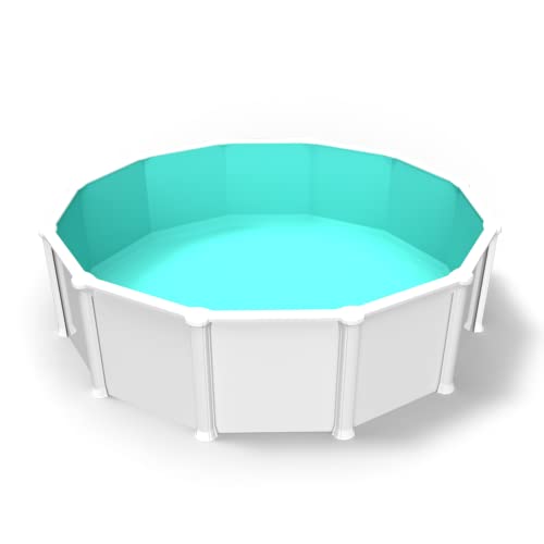 LINERWORLD.COM Round Expandable Overlap Pool Liner Cabana Boy