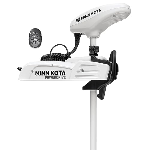 Minn Kota Riptide PowerDrive 55 lb. Thrust, 54" Shaft, Micro Remote White