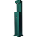 Global Industrial Outdoor Pedestal Bottle Filling Station Green
