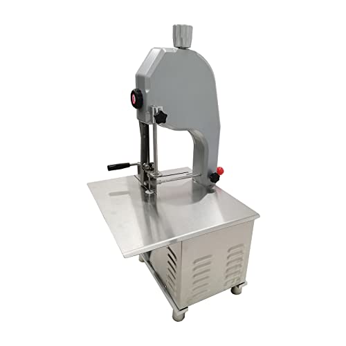 INTBUYING Frozen Meat Cutter Electric Bone Saw Machine Silver