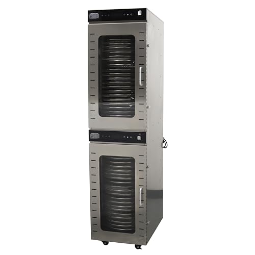 TECHTONGDA Commercial 40 Layers Food Dehydrator Rotary Dryer Stainless Steel