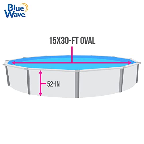 Blue Wave NL324-40 Heavy Gauge Mangalore Mosaic Oval Unibead Steel Wall Swimming Pool Liner