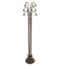 Meyda Lighting 63" High Pond Lily 12 Light Floor Base Bronze