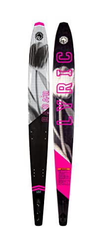 Radar Water Ski 67" - Women's Graphite Lyric - Carbon / Black / Rhodamine