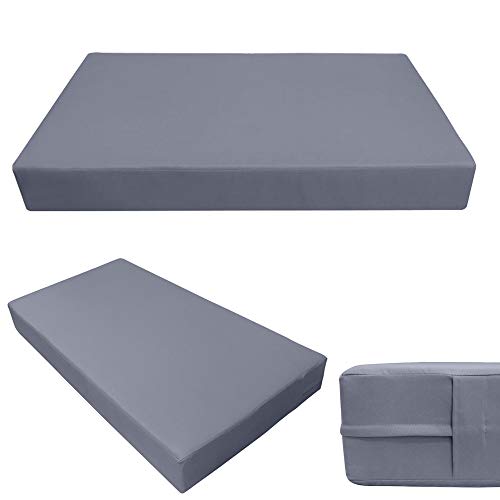 Prolinemax Style1 Twin-XL Outdoor Daybed Mattress Cushion Set Grey