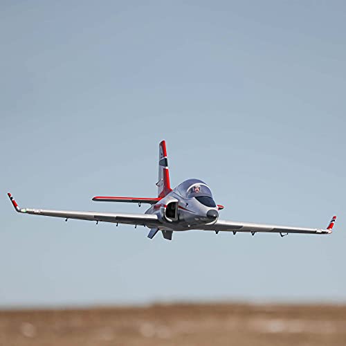 E-flite RC Airplane Viper 90mm EDF Jet BNF Basic AS3X Safe Select Red EFL17750