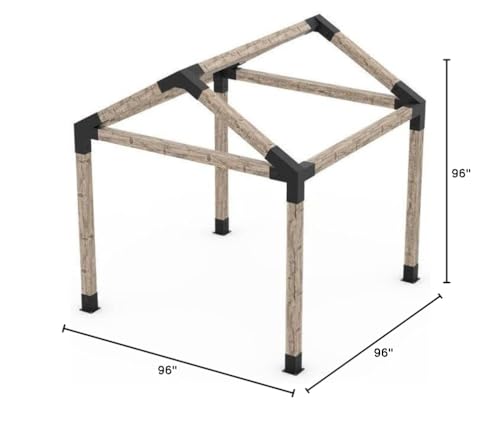 TOJAGRID Pergola Kit for 6x6 Wood Posts