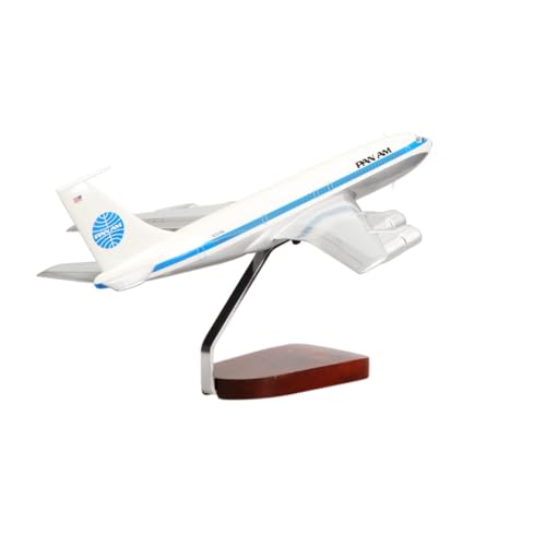 High Flying Models Boeing 707-320 Pan American Mahogany Sculpture Multicolor