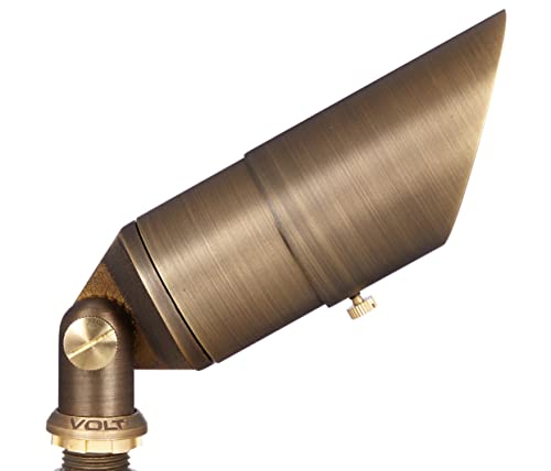 VOLT 12V Cast Brass Top Dog Scotty LED Outdoor Spotlight 6-Pack Kit with 150W Transformer Bronze