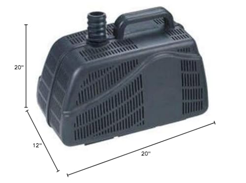 Wiedamark Ocean Mist 360 RGB LED Floating Fountain Pump & Light Ring with 66' Cords RGBW