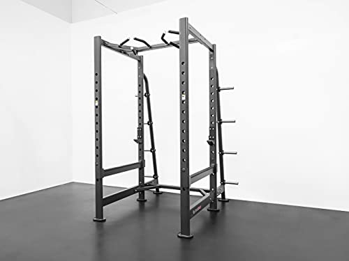 BK BodyKore Commercial Squat Cage Multi-Grip Pull Ups & Dip Bar Adjustable J Hooks G256