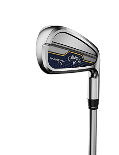 Callaway Golf 2023 Paradym X Iron Set (Right Hand, Graphite Shaft, Ladies Flex) Black, Silver