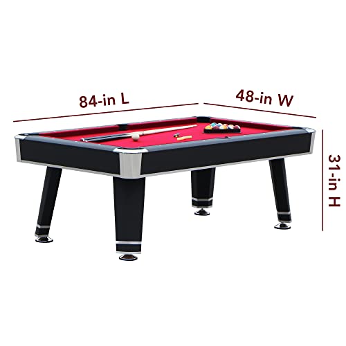 Hathaway Jupiter 7-ft Pool Table Black