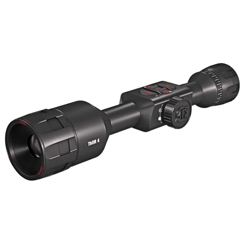 ATN ThOR 4 HD Thermal Rifle Scope 1.5-15x 640x480 HD Video Recording Wi-Fi GPS Smooth Zoom Matte Black