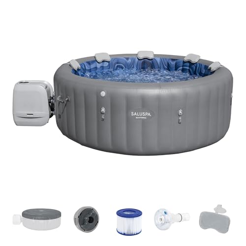 Bestway SaluSpa Santorini HydroJet Inflatable Hot Tub with 180 Jets