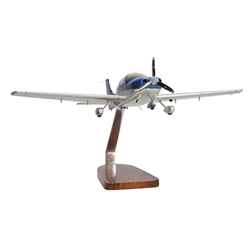 High Flying Models Cirrus SR22 Clear Canopy Large Mahogany Sculpture Multicolor