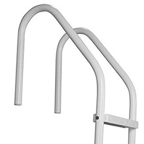 SAFTRON 3 Step High Impact Polymer Finish Inground Pool Ladder White