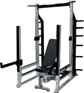 York Barbell Multi-Function Rack Silver