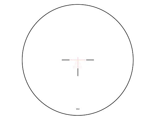 Trijicon CREDO 2-10X36 FFP MRAD Red Scope Black