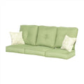 Hanover Green Replacement Orleans Sofa Set with Weather-Resistant Cushions and Accent Pillows