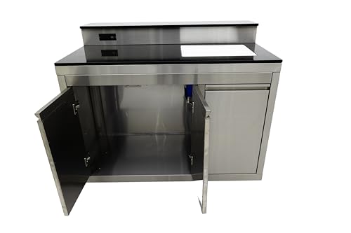 Luxuria Spas Flame Pro Series Stainless Steel Bar Top Silver
