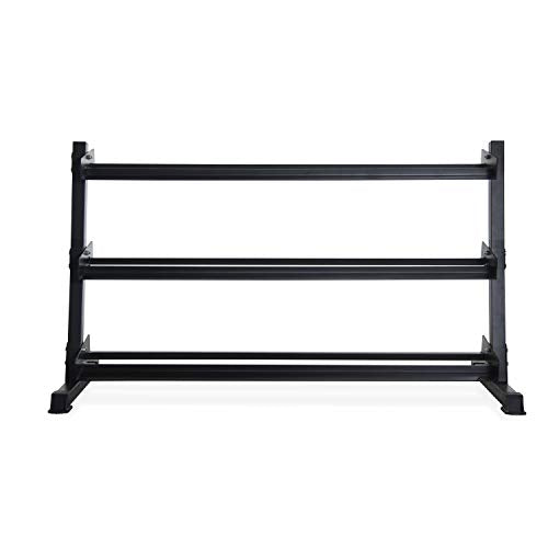 CAP Barbell Heavy-Duty 3-Tier Dumbbell Rack Black