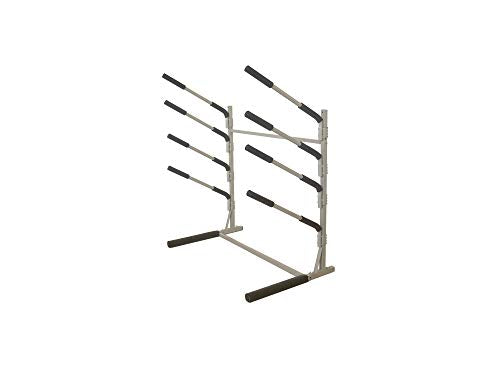 SPAREHAND Freestanding Rack Storage for 4 SUPs or Surfboards Pebble Silver