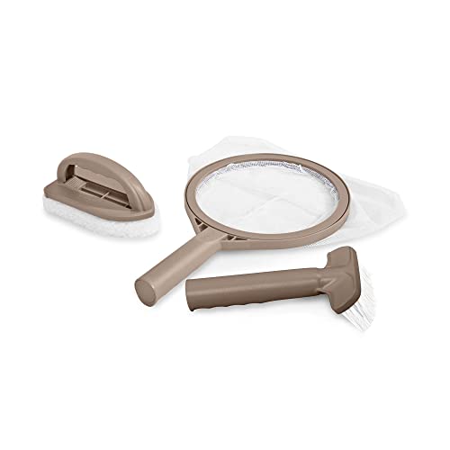 Intex PureSpa Plus Inflatable Hot Tub with Accessory Kit Gray