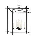 Troy Lighting Huck 8 Light Pendant Global Style Black