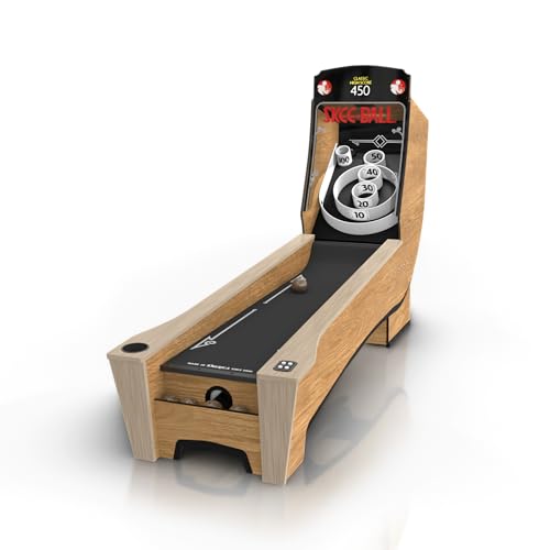 Skee-Ball Arcade Table Machine Game for Home Basement - Premium+ Nostalgic Classic Fun of Roll and Score - Made in The USA (Coal)