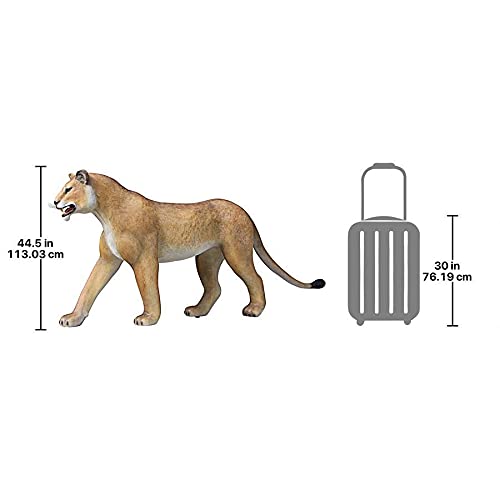 Design Toscano The Grande-Scale Lioness on The Prowl Statue Full Color