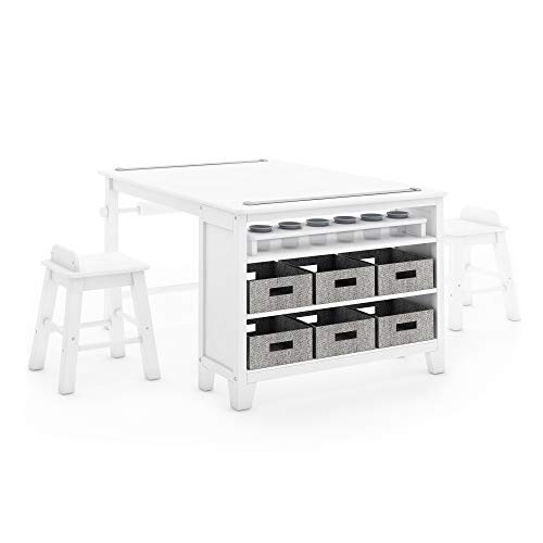 Martha Stewart Kids' Art Table and Chair Set Creamy White